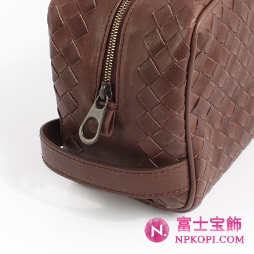 Bottega Veneta/ボッテガ・ヴェネタ カーフレザー セカンドバッグ ビターブラウン174361V61412133【2011年秋冬新作】 
